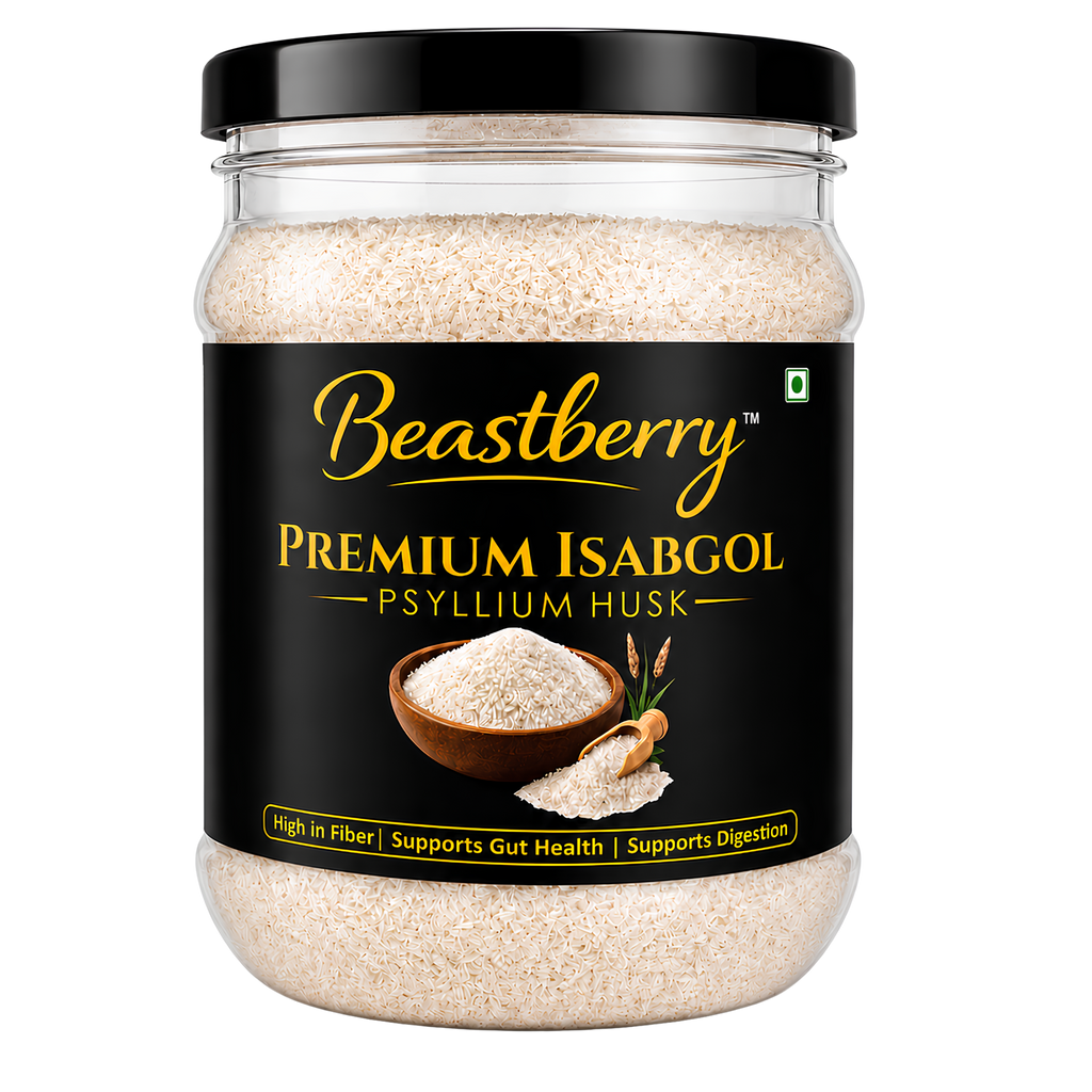 Beastberry Premium Isabgol (Psyllium Husk) | High Fiber | Supports Digestive Health | relieves constipation (150g)