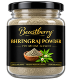 Beastberry Premium Bhringraj Powder | 100% Pure Herbal Powder| Natural Hair & Scalp Care (100 g)