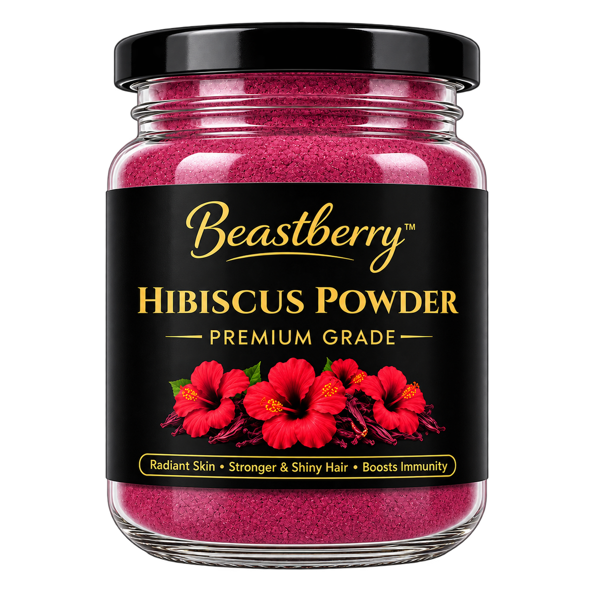 Beastberry Premium Hibiscus Powder | Ayurvedic Hair Care For
Strong, Shiny Hair (100 g)