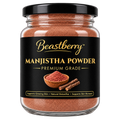 Beastberry Premium Manjistha Powder | Traditional Ayurvedic Skincare | For Glowing Skin, Even Skin Tone & Clear-Looking Skin (100 g)