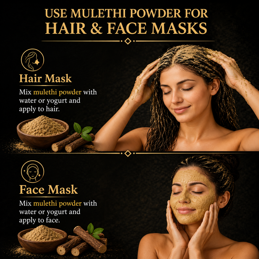 100% Pure Mulethi Powder for Respiratory Wellness & Digestive Support | Beastberry (100g)