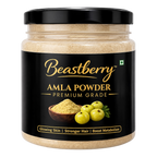 100% Pure Amla Powder for Glowing Skin & Hair Health | Beastberry (200g)