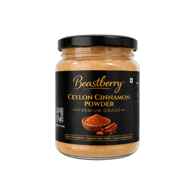 Beastberry Ceylon cinnamon powder jar 100% pure natural cinnamon